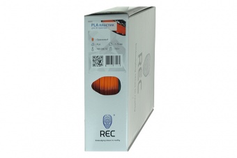 Пластик REC PLA 0,75 кг (оранжевый)